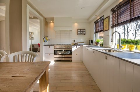KITCHEN DESIGN WITH A WINDOW IN THE WORK AREA - INTERESTING IDEAS